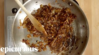 How to Make Caramelized Onions  Epicurious [upl. by Terraj]