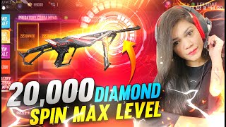 20000 Diamond Spend On Cobra Mp40 Max Level  Garena Free Fire  Cobra Mp40 Faded Wheel Free Fire [upl. by Ilan]