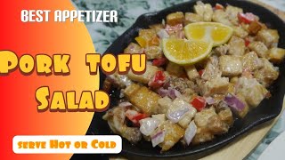 Quick and Easy Recipe Pork and Tofu Salad Hot Or Cold Appetizer 4 Recipes to Make [upl. by Nnednarb]