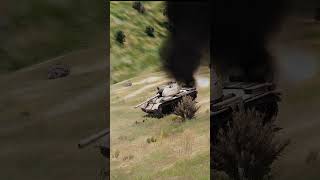 t55 tank vs t72 tank battle shorts short [upl. by Cowie323]