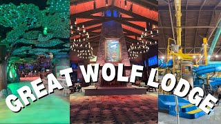 Great Wolf Lodge  Waterpark Activities Room Tours amp Food [upl. by Elleunamme598]