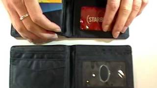 Big Skinny Thin Multi Pocket Bifold Wallet Product Video [upl. by Aneez]