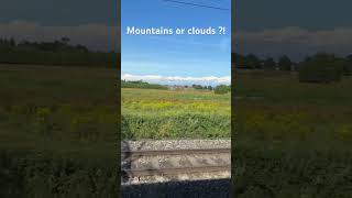 Mountains or clouds  🏔️🌥️ clouds mountains naturelovers countryside [upl. by Beora]