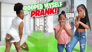 I POOPED MY PANTS PRANK HILARIOUS USING FART SPRAY PRANK [upl. by Ayotnom]