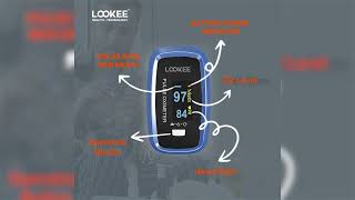 LOOKEE® Fingertip Pulse Oximeter  Monitor Blood Oxygen Saturation Level and Pulse Rate [upl. by Nerual]