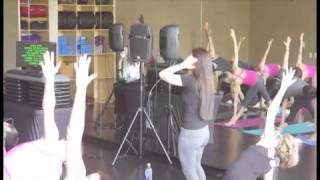 Free Falling Karaoke Yoga® with Jen Pastiloff featured on ABC news [upl. by Yve]