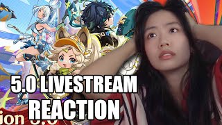 I FEAR THEY ATE  Genshin Impact 50 Livestream Reaction [upl. by Conant543]