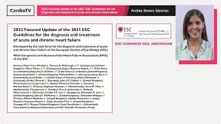 2023 Focused update 2021 ESC Guidelines diagnosis and treatment of acute and chronic heart failure [upl. by Alaj442]