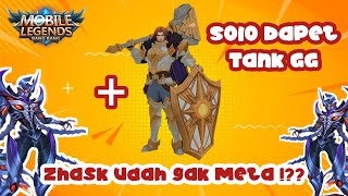 SOLO RANK DAPAT TANK GG   PAKAI ZHASK YANG UDAH GAK META LAGI  Mobile Legend Game Terbaik [upl. by Ztnahc]