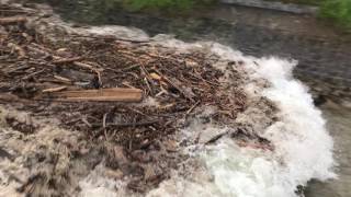 Laui Giswil 3152017 2007 Hochwasser Flutwelle nach Gewitter im Einzugsgebiet [upl. by Wakerly]