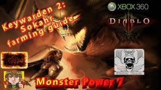 Diablo 3 Schlüsselhüter 2 Sokahr  farming guide Inferno MP7 DE HD Xbox 360 [upl. by Ahsienet]