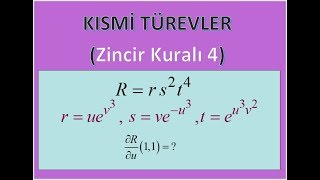 KISMİ TÜREVLER ZİNCİR KURALI 4 [upl. by Elleivap]