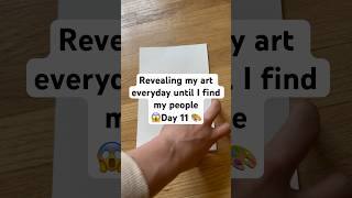 😱🎨Painting reveal day 11 🎨✨ art drawing artist sketchbook shorts fyp [upl. by Fernald]