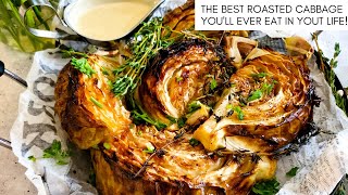 Stunning Roasted Cabbage with Dijon Tahini Dressing Youve Never Tasted Something Like This Before [upl. by Reteip]