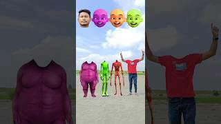 Red siren and green alien and dancing fatty dog head matching new vfx magical video shorts vfx [upl. by Ecnedurp]