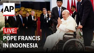 LIVE Pope Francis speaks at a church in Indonesia [upl. by Eendys]