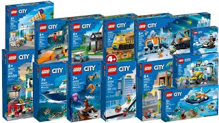 All LEGO City sets Summer 2023 CompilationCollection Speed Build [upl. by Annahsed]