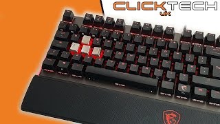 MSi Vigor GK80 RGB Gaming Keyboard Review [upl. by Norel145]