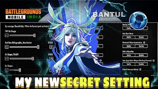 Best SETTINGS amp SENSITIVITY in BGMI  BANTUL GAMING All Settings Revealed  Control and sensi code [upl. by Intihw]