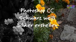 Photoshop 8 Schwarz weiß Bilder erstellen German  Deutsch [upl. by Arriaet199]