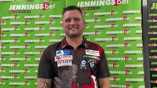 Like a kid on Christmas morning  Mike Huntley qualifies for the World Seniors Darts Championship [upl. by Ydroj52]