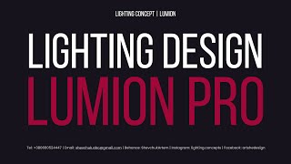 Lumion Pro  3D lighting design  interior [upl. by Ydurt]