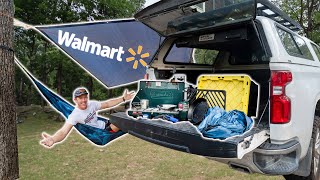 Everything You Need to Get Started Truck Camping Walmart Budget Set Up [upl. by Pillihp]