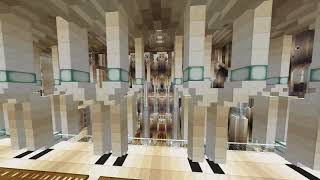 Minecraft Builds Spain  Barcelona Minecraft Sagrada Familia Basilica [upl. by Ikin]