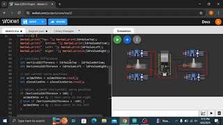 Esp32 Dual axis solar tracking system  Solar tracker  Wokwi  esp32  Arduino  Arduino Titan [upl. by Sathrum]