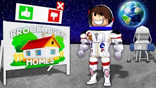 HOW to go TO THE MOON in BROOKHAVEN [upl. by Akinhoj]