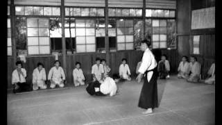 AIKIDOKisshomaru amp Moriteru Ueshiba in 1960 合気道 [upl. by Amalbena]