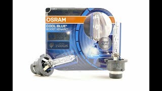 OSRAM Xenarc Cool Blue Boost D2S  Color amp Intensity Comparison [upl. by Asp]