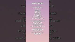 After Hours  Kehlani Lyrics lyrics songlyrics song afterhours kehlani fyp [upl. by Yhtac]