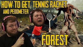 The Forest  How to Get The Tennis Racket and Pedometer [upl. by Suiravad]