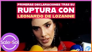 Sandra Echeverría rompe el silencio tras anunciar ruptura con Leonardo de Lozanne  Sale el Sol [upl. by Amalee]