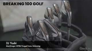 Breaking 100 Golf MacGregor MT 86 Irons Unboxing amp Comparison to Mizuno Players Irons [upl. by Suvart764]