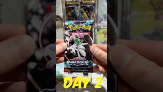 Day 2  Opening Paradox Rift everyday until I pull Groupon pokemon pokemoncards paradoxrift [upl. by Cirted871]