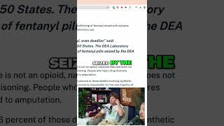 The Deadly Mix Xylazine and Fentanyl Crisis popular theovon podcast shortsfeed shortsviral [upl. by Yemiaj]