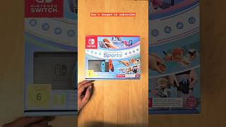 UNBOXING NINTENDO SWITCH SPORTS EDITION unboxing nintendoswitch nintendo [upl. by Bigod417]