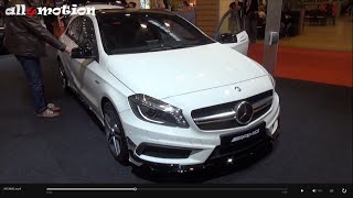 MercedesBenz A45 AMG 4MATIC Interior amp Exterior  Essen Motorshow [upl. by Yllrebmik588]