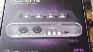 M Audio Mobilepre mkii revision y sonido [upl. by Nerraf]