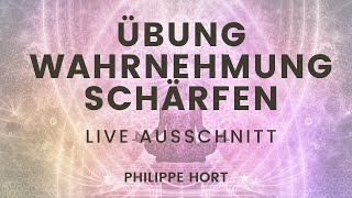 Live Übung Wahrnehmung trainieren amp Sensibilität erweitern [upl. by Amby]