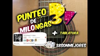 Punteo de Milonga N° 37  Tablatura [upl. by Dallis]