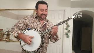 Bear Tracks  JD Crow cover  on a Stelling Staghorn Banjo [upl. by Neyut]