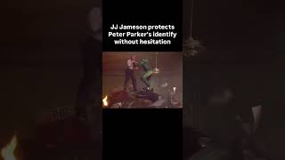 Jameson Protects Peter’s Identity marvel spiderman dc film movie [upl. by Cirdor]