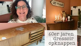 60er jaren dressoir opknappen  Kringloop upcycle  vintage dressoir [upl. by Sylvia133]