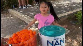 Rich man gives a full of money powdered milk to orphan girl and her reaction made us cry 😭 [upl. by Yesdnik]