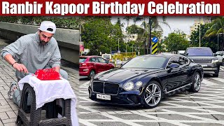 Ranbir Kapoor Spotted in Bentley With Raha amp Alia Bhatt  Birthday Celebration  Ranbir Ego [upl. by Yrot]