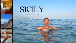 Sicily Italy Vlog  Food  Beaches  Mt Etna [upl. by Ahsikat]