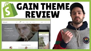 Shopify Gain Theme Review  A Highly Customizable Theme For Showcasing Your Products [upl. by Palermo629]